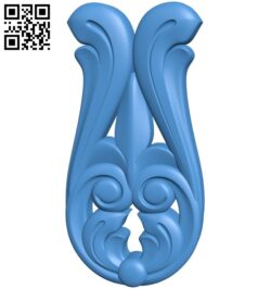 Pattern dekor design A003983 wood carving file stl free 3d model download for CNC