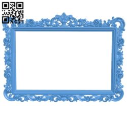 Picture frame or mirror A004082 download free stl files 3d model for CNC wood carving