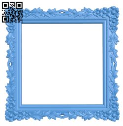 Picture frame or mirror A004140 download free stl files 3d model for CNC wood carving