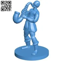 Warforged Bard man B005325 file stl free download 3D Model for CNC and 3d printer