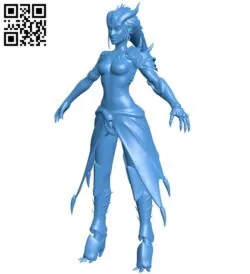 Dragon women B006077 download free stl files 3d model for 3d printer and CNC carving