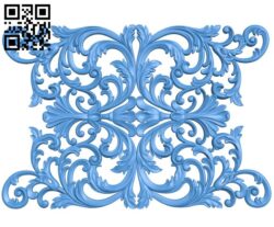 Flat plate pattern A004381 download free stl files 3d model for CNC wood carving