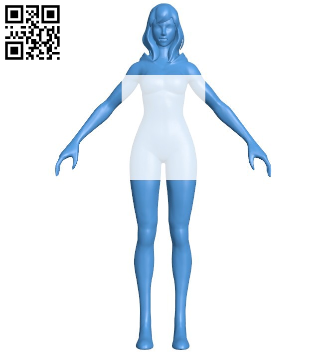 Gwendolyne Stacy B005818 download free stl files 3d model for 3d printer and CNC carving