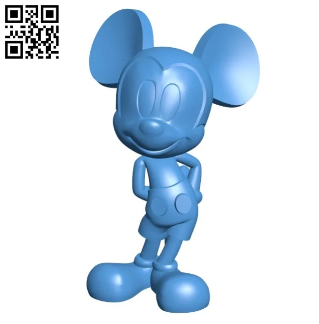 Mickey B006226 download free stl files 3d model for 3d printer and CNC carving