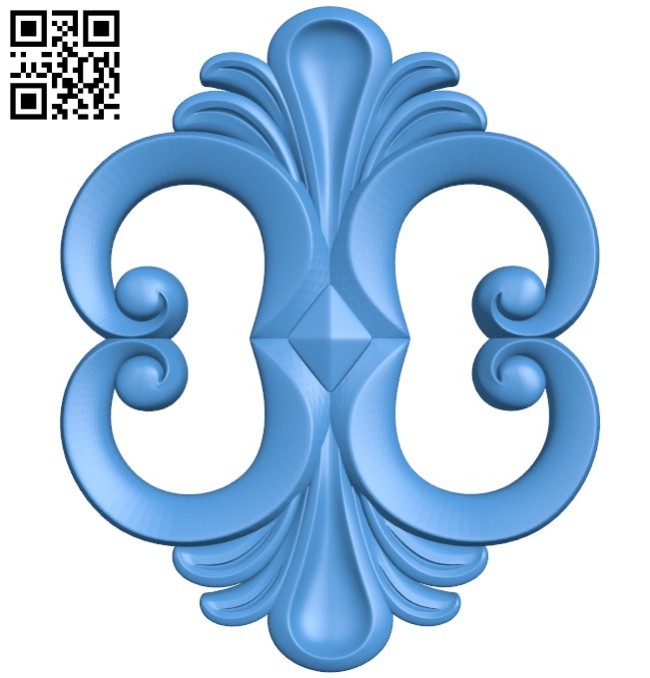 Pattern decor design A004281 download free stl files 3d model for CNC wood carving