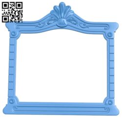 Picture frame or mirror A004344 download free stl files 3d model for CNC wood carving