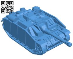 Tank 1-100 Stuh 42 B005846 download free stl files 3d model for 3d printer and CNC carving