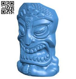 Tiki B006241 download free stl files 3d model for 3d printer and CNC carving