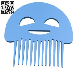 Fantasy combs ocean – Jellyfish B006395 file stl free download 3D Model for CNC and 3d printer