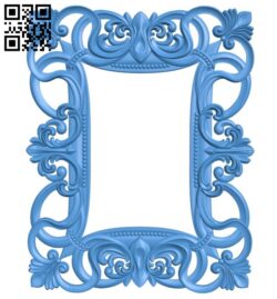 Picture frame or mirror A004406 download free stl files 3d model for CNC wood carving