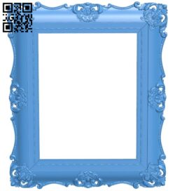 Picture frame or mirror A004529 download free stl files 3d model for CNC wood carving