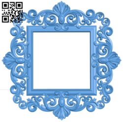 Picture frame or mirror A004548 download free stl files 3d model for CNC wood carving