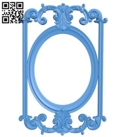 Picture frame or mirror A004568 download free stl files 3d model for CNC wood carving