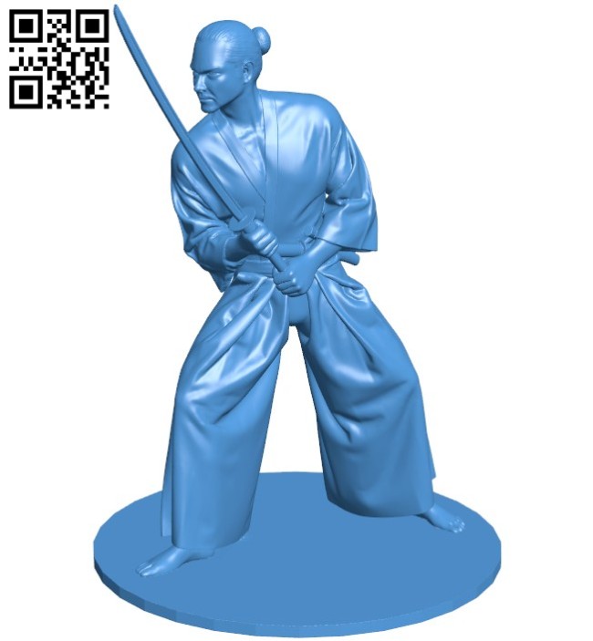 Samurai B006487 file stl free download 3D Model for CNC and 3d printer – Free  download 3d model Files