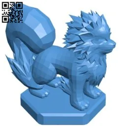 Bishop Arcanine – pokemon B006755 file stl free download 3D Model for CNC and 3d printer