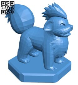 Bishop Growlithe – pokemon B006756 file stl free download 3D Model for CNC and 3d printer