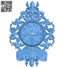 Clock watcher A004771 download free stl files 3d model for CNC wood carving