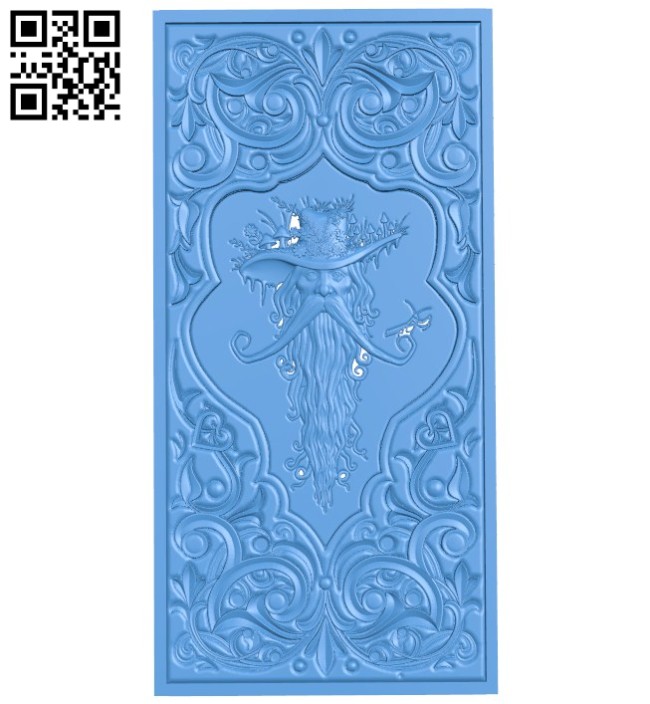 Door pattern design A004592 download free stl files 3d model for CNC wood carving