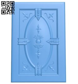 Door pattern design A004706 download free stl files 3d model for CNC wood carving