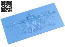 Flat plate pattern A004726 download free stl files 3d model for CNC wood carving