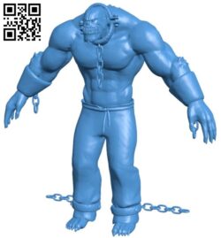 Killer Croc B006802 file stl free download 3D Model for CNC and 3d printer