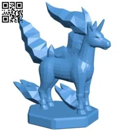 Knight Rapidash – pokemon B006763 file stl free download 3D Model for CNC and 3d printer