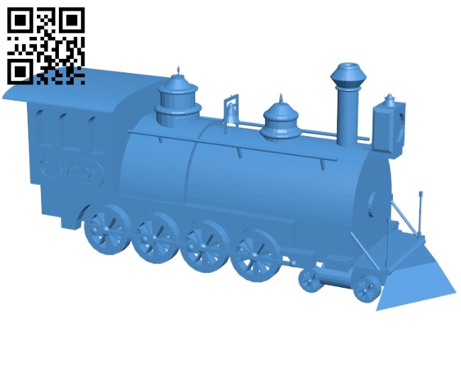 Old train B006891 file stl free download 3D Model CNC and 3d printer – Download Stl Files