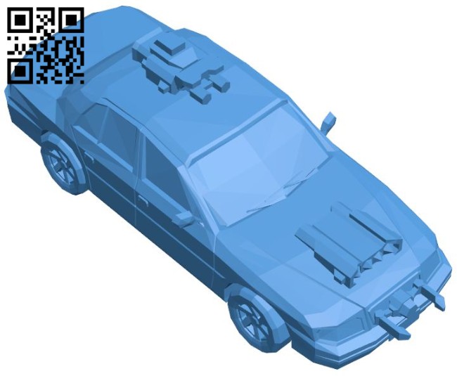 PF3D Guncar B006823 file stl free download 3D Model for CNC and 3d printer