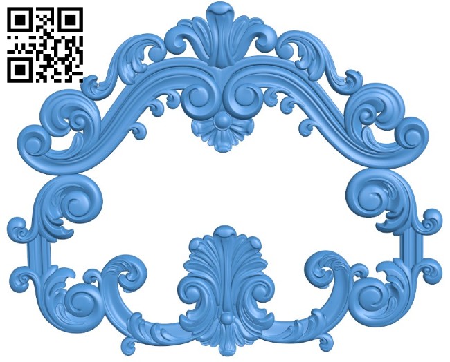 Pattern decor design A004569 download free stl files 3d model for CNC wood carving