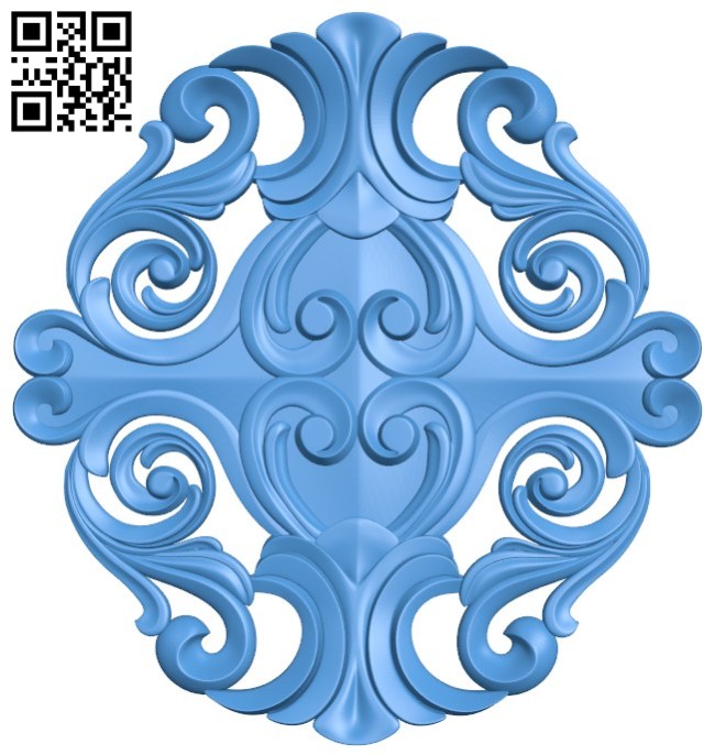 Pattern decor design A004571 download free stl files 3d model for CNC wood carving