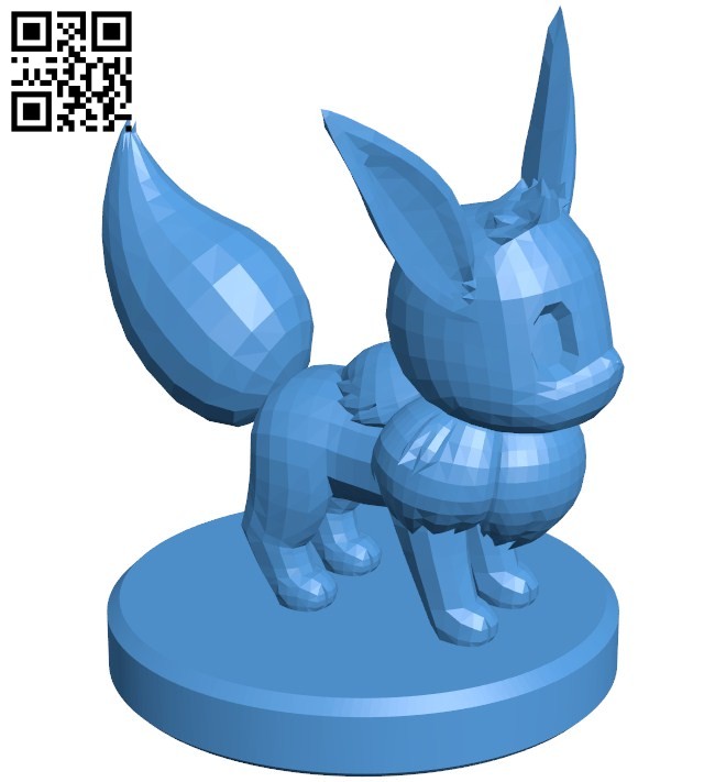 3D model (stl) Eevee(Pokemon)