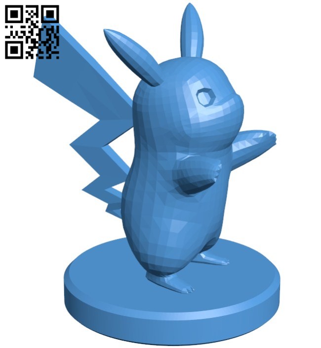 STL file POKEMON PIKACHU SWEETNESS 🐉・3D printer model to