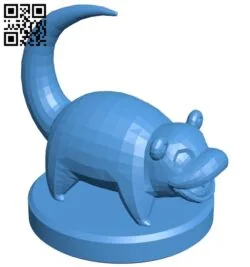 Pawn Slowpoke – pokemon B006773 file stl free download 3D Model for CNC and 3d printer