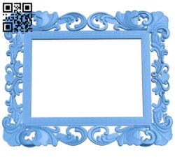 Picture frame or mirror A004730 download free stl files 3d model for CNC wood carving