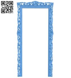 Picture frame or mirror A004731 download free stl files 3d model for CNC wood carving