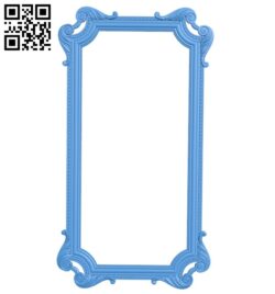 Picture frame or mirror A004732 download free stl files 3d model for CNC wood carving