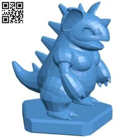 Queen Nidoqueen – pokemon B006777 file stl free download 3D Model for CNC and 3d printer