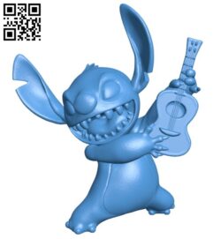 Stitch Guitar B006791 file stl free download 3D Model for CNC and 3d printer