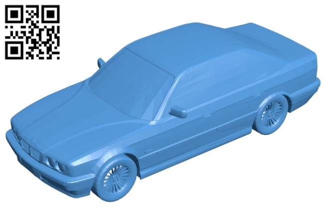 Car BMW B007438 file stl free download 3D Model for CNC and 3d