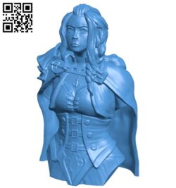 Daughter of the sea – women B007478 file stl free download 3D Model for CNC and 3d printer