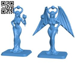 Female mage B007412 file stl free download 3D Model for CNC and 3d printer