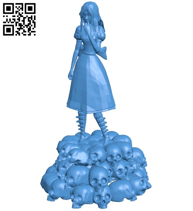 Alice Falling NFSW - STL 3D print files