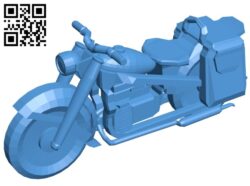 Motorbike bmw r75 B007590 file stl free download 3D Model for CNC and 3d printer