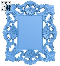 Picture frame or mirror A004807 download free stl files 3d model for CNC wood carving