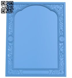 Picture frame or mirror A004879 download free stl files 3d model for CNC wood carving