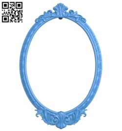 Picture frame or mirror A004880 download free stl files 3d model for CNC wood carving