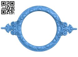 Round frame pattern A004922 download free stl files 3d model for CNC wood carving