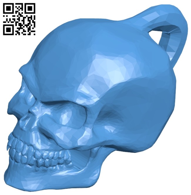 Skull Keychain - 3D FilaPrint