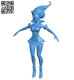 Star guardian Miss Janna B007531 file stl free download 3D Model for CNC and 3d printer