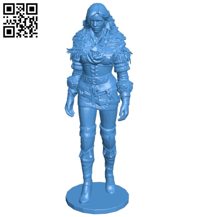 Miss Yennefer B007692 file stl free download 3D Model for CNC and 3d printer